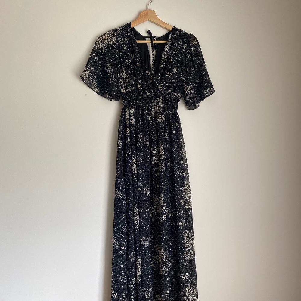 Floral sheer summer dress  👗